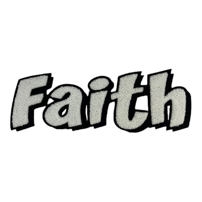 Chenille Faith Patch ( 10 inch)