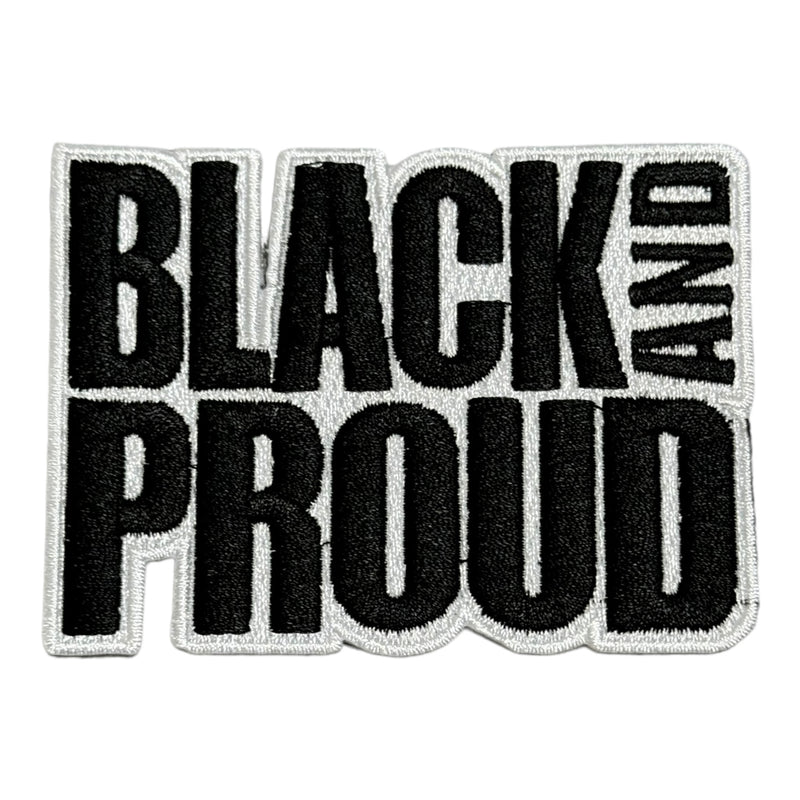 Black And Proud Patch