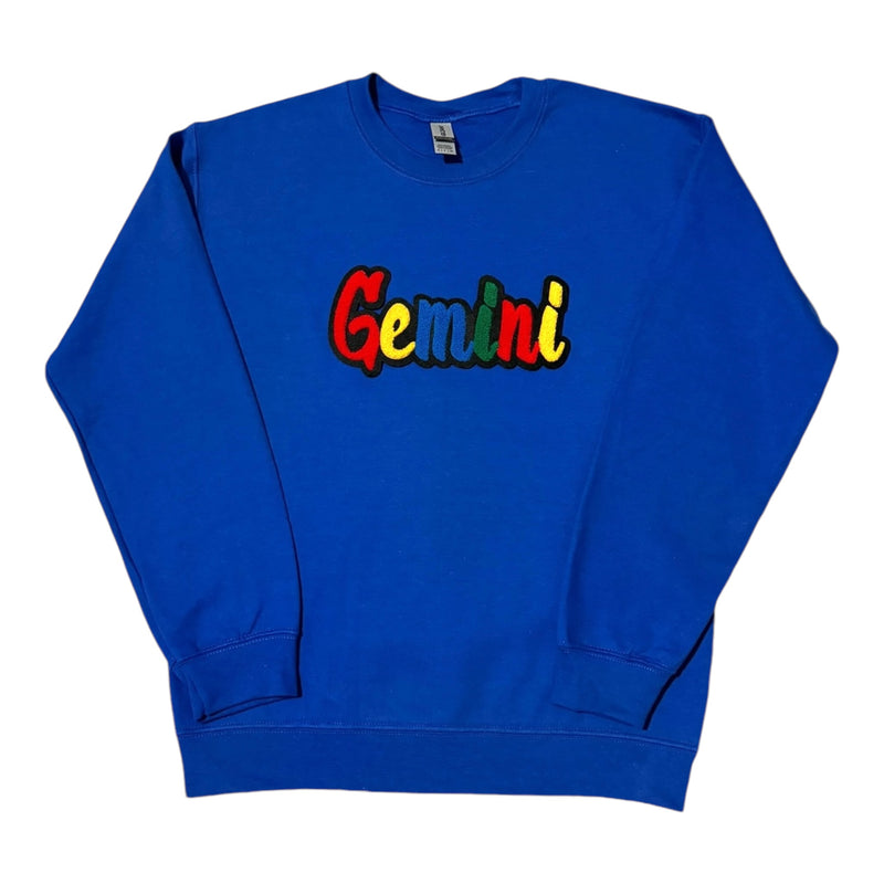 Gemini Sweatshirt (Blue/Multi) Please Allow 2 Weeks For Processing