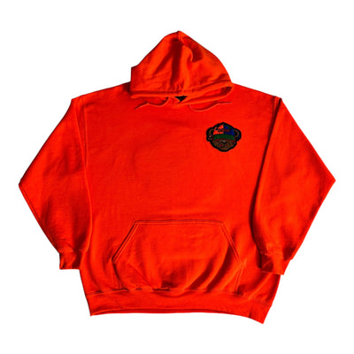 Drip Bear Hoodie (Orange) Sz XL