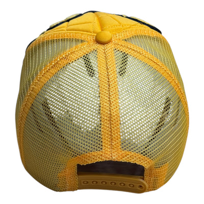 Pretty Quilted/Foam Trucker Hat (Gold)