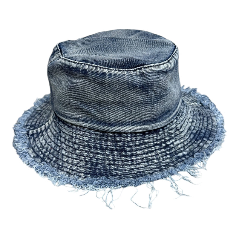 Frayed Denim Certified Bucket Hat Multi