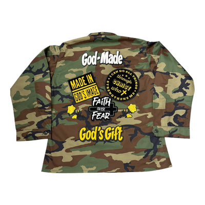 FREESTYLE Made in God’s Image Camo Jacket for Unisex Style Size XL