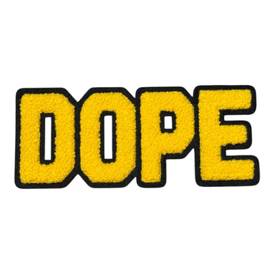 Chenille DOPE Patch (5.5 Inch) - Premium Quality Sew-On Patch for Hats