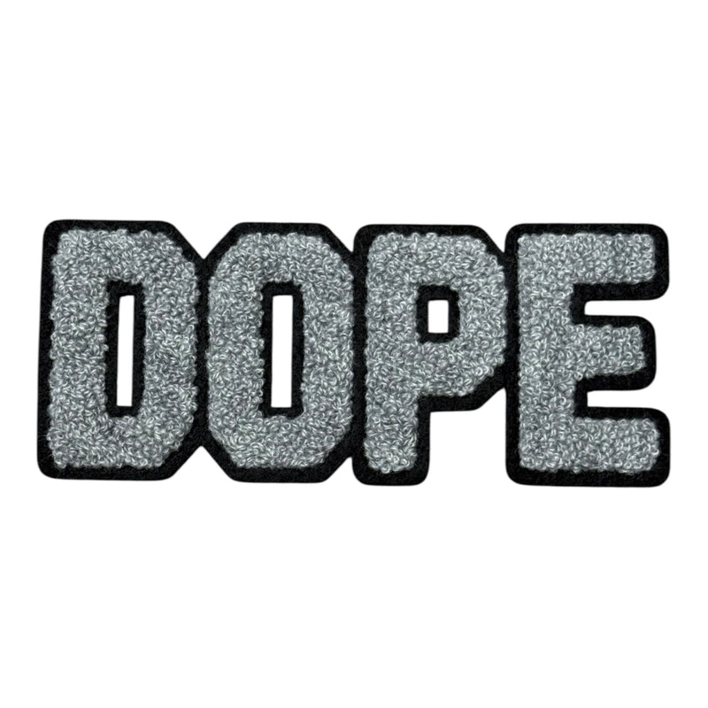 Chenille DOPE Patch (5.5 Inch) - Premium Quality Sew-On Patch for Hats