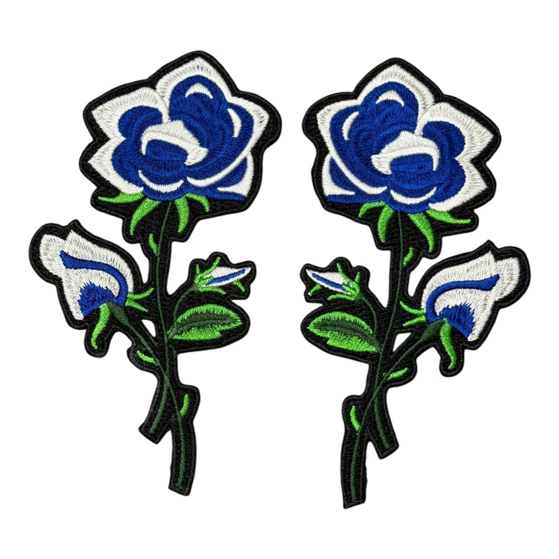 Flower Patch (2-Piece) Embroidered Iron-On Set (Excluded from the 70% off Promotion)