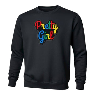 Pretty Girl Sweatshirt (Black Multi) - Unisex