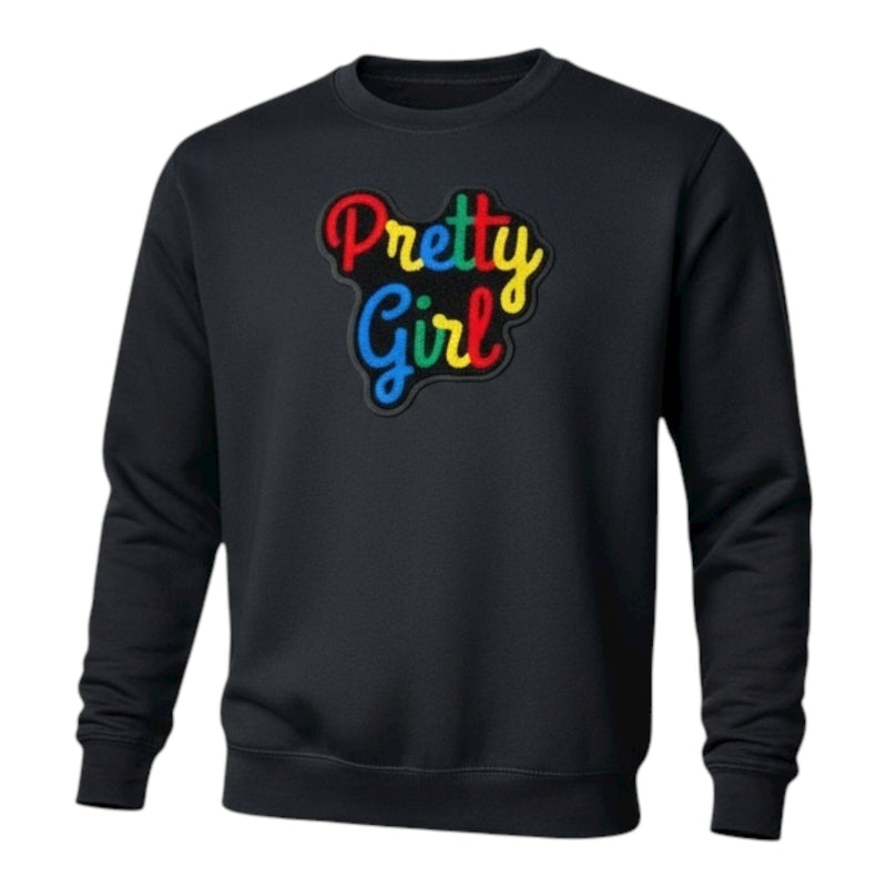 Pretty Girl Sweatshirt (Black Multi) - Unisex