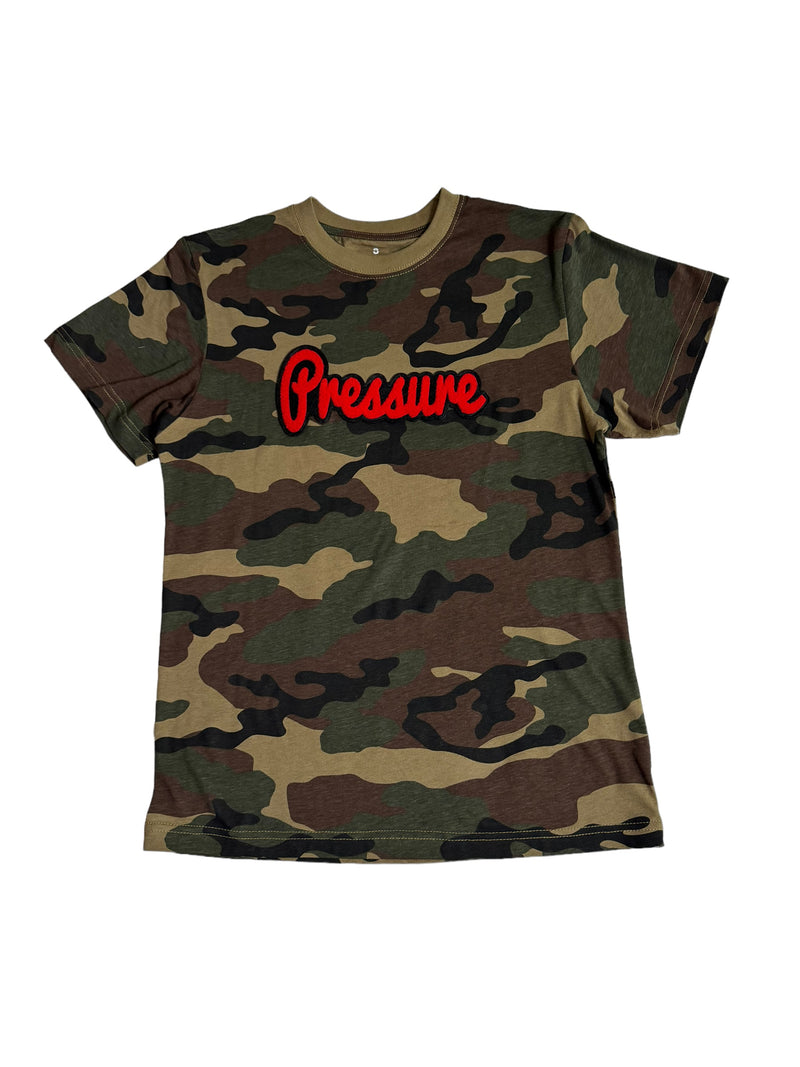 Limited Edition Pressure Camo T-Shirt (Red)- Please Allow 2 Weeks for Processing