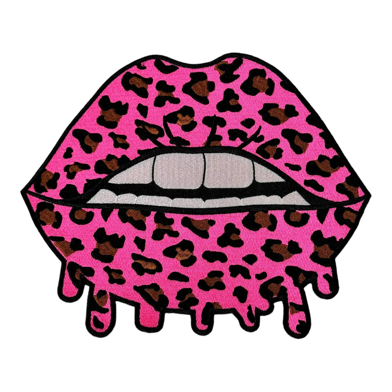 Animal Print Lips Patch (9 inch)