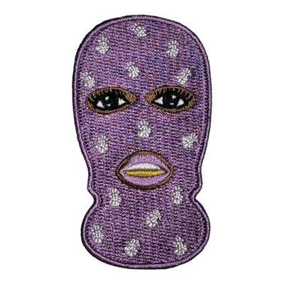 Black Girl With Ski Mask Patch ( 3 inch )