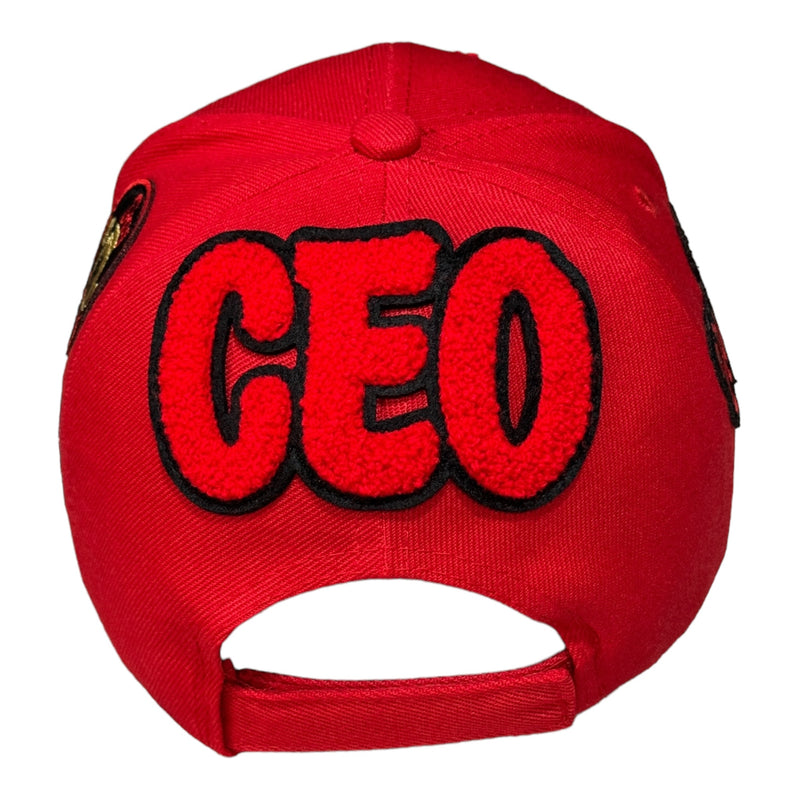 Remixed Boss Lady Baseball Cap (Red/Black)