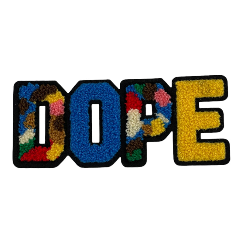 Chenille DOPE Patch (5.5 Inch) For Hats - Premium Quality Sew-On Patch