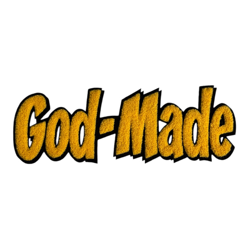 Chenille God-Made Patch