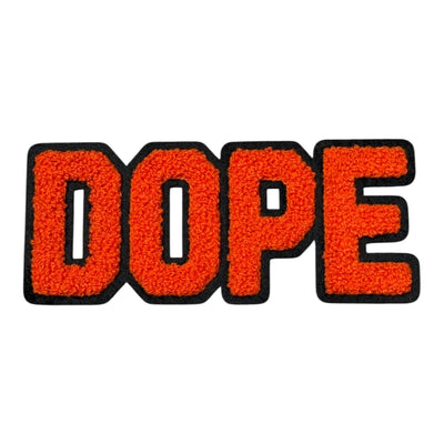 Chenille DOPE Patch (5.5 Inch) - Premium Quality Sew-On Patch for Hats
