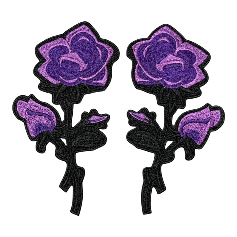 Flower Patch (2-Piece) Embroidered Iron-On Set (Excluded from the 70% off Promotion)