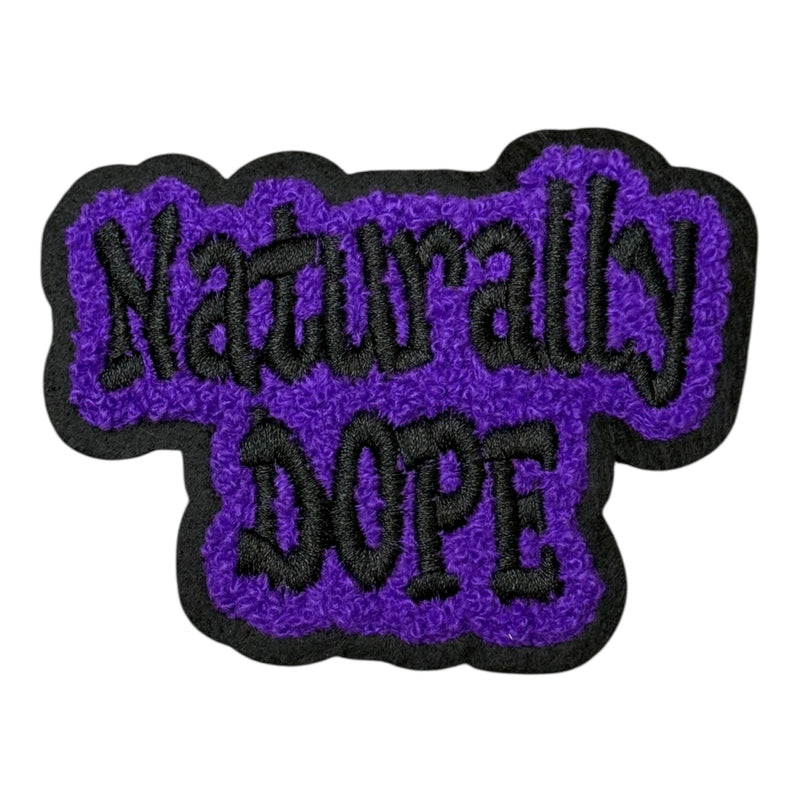 4 Inch Chenille Naturally Dope Patch for Hats (Excluded from the 70% off Promotion)