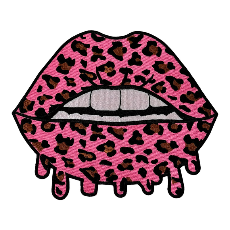 Animal Print Lips Patch (9 inch)