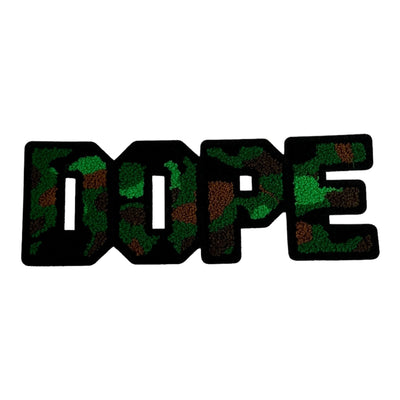 Chenille Camo Dope Patch ( 9 inch)