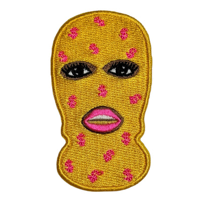 Black Girl With Ski Mask Patch ( 3 inch )