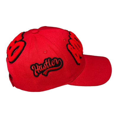 Remixed Boss Lady Baseball Cap (Red/Black)