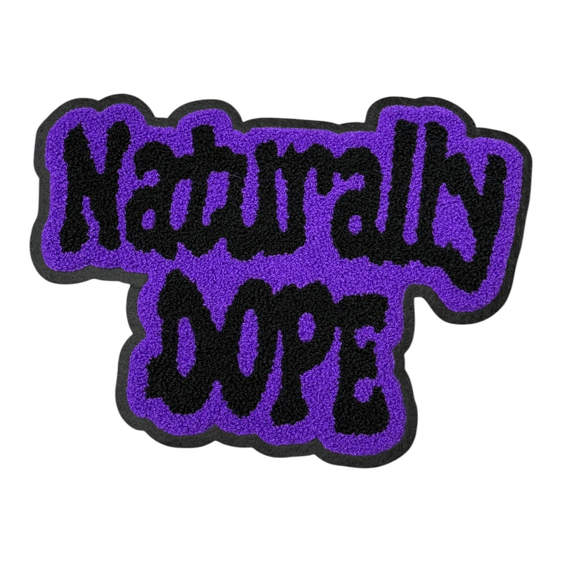 9 Inch Chenille Naturally Dope Patch (Excluded from the 70% off Promotion)