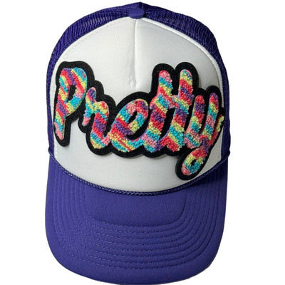 Customized Pretty Hat, Foam Trucker Hat (Purple/Multi) Reanna’s Closet 2