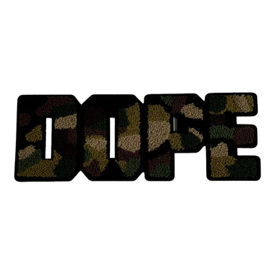 Chenille Camo Dope Patch ( 9 inch)