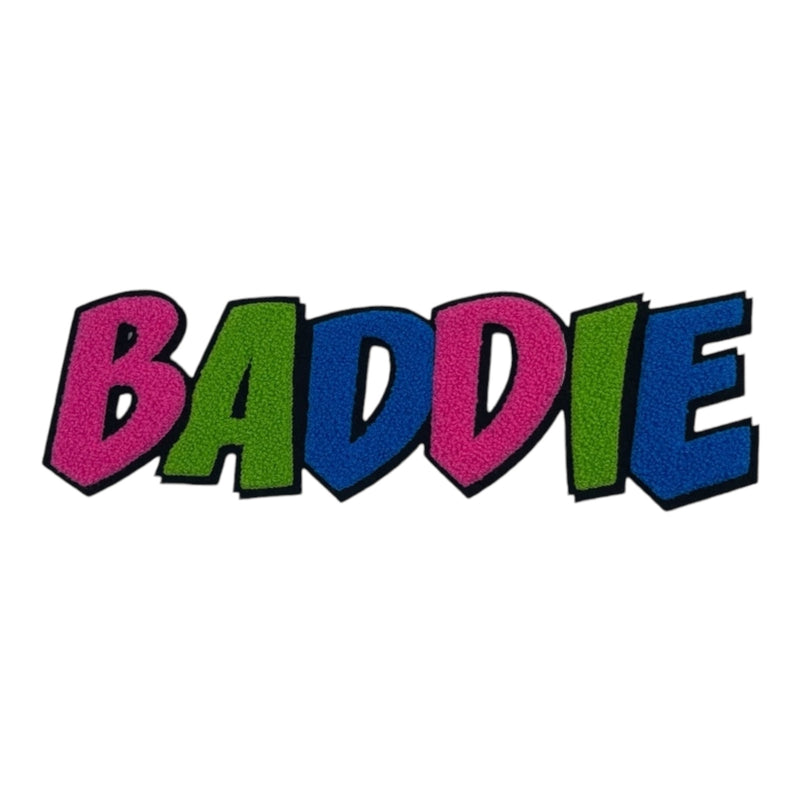 Chenille Baddie Patch (Multi-11.5 inch)