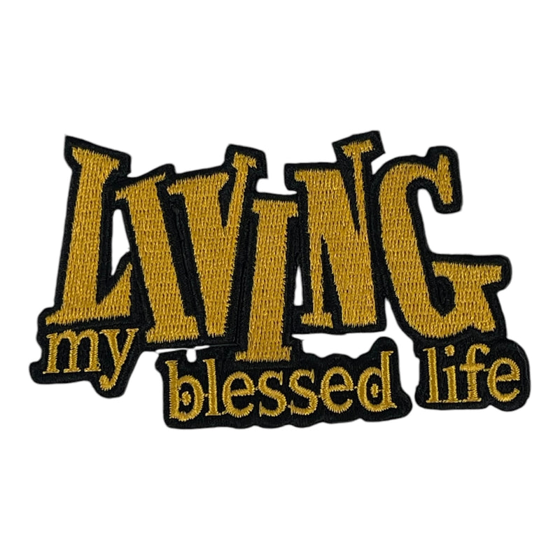 Living My Blessed Life Patch (4 inch)