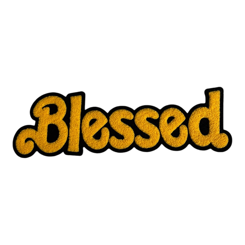 Chenille Blessed Patch