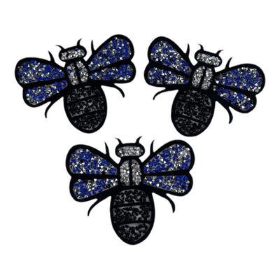 Rhinestone Bee Patch (3-Piece)