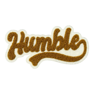 Chenille Humble Patch (5.5 Inch) for Hats Sew-On (Excluded from the 70% off Promotion)
