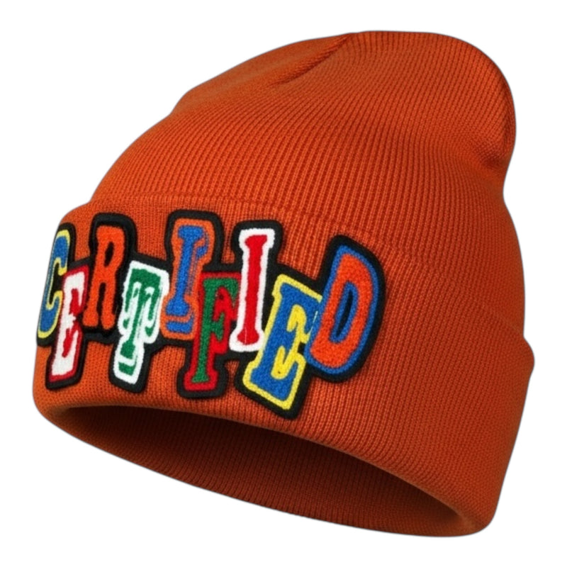 Certified Beanie in Orange Multi (Limited Edition)