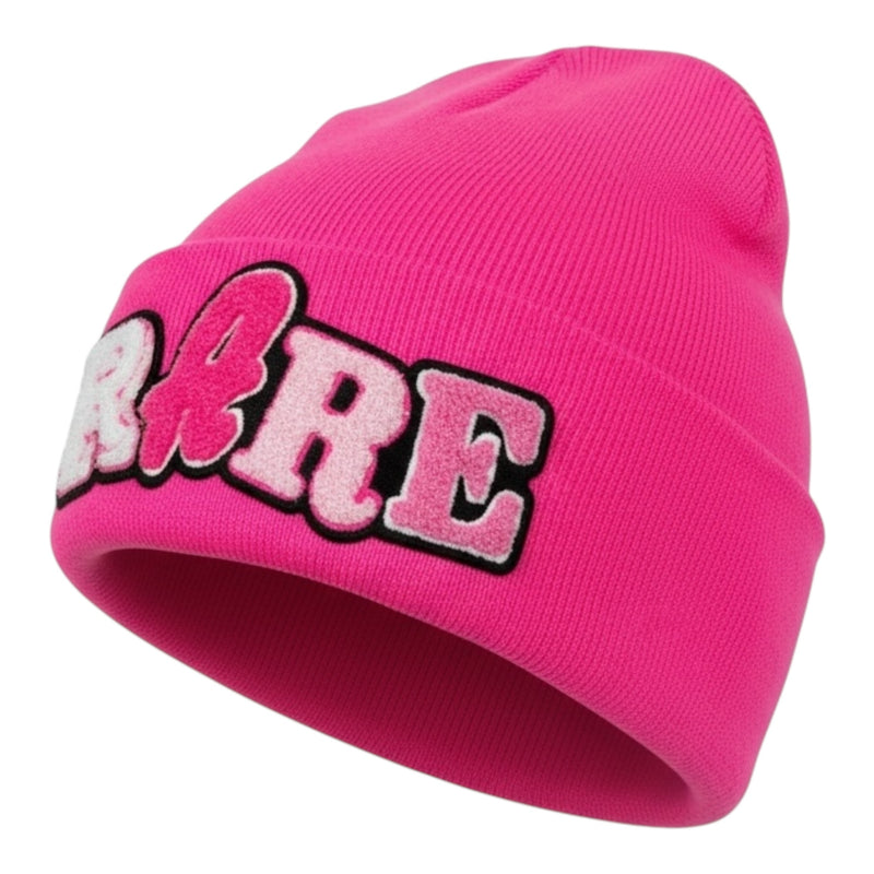 Rare Beanie in Neon Pink