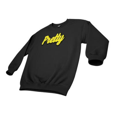 Pretty Sweatshirt (Yellow/Black) Unisex