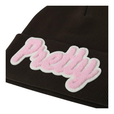 Pretty Beanie in Pink Cream Brown