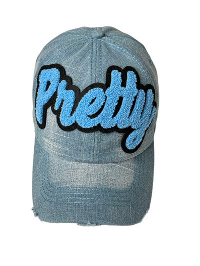 Pretty Trucker Hat (Blue/Black)