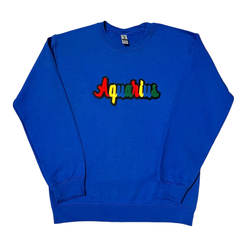 Aquarius Sweatshirt (Blue/Multi) Please Allow 2 Weeks For Processing