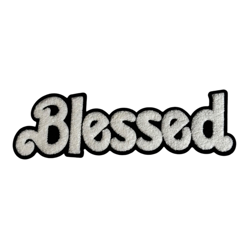 Chenille Blessed Patch