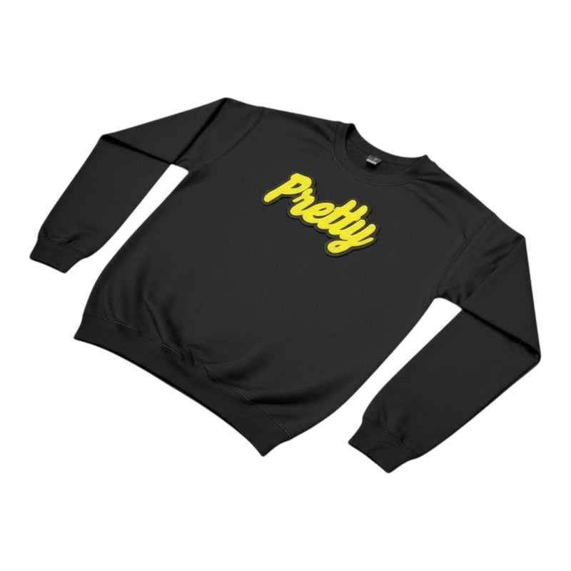 Pretty Sweatshirt (Yellow/Black) Unisex