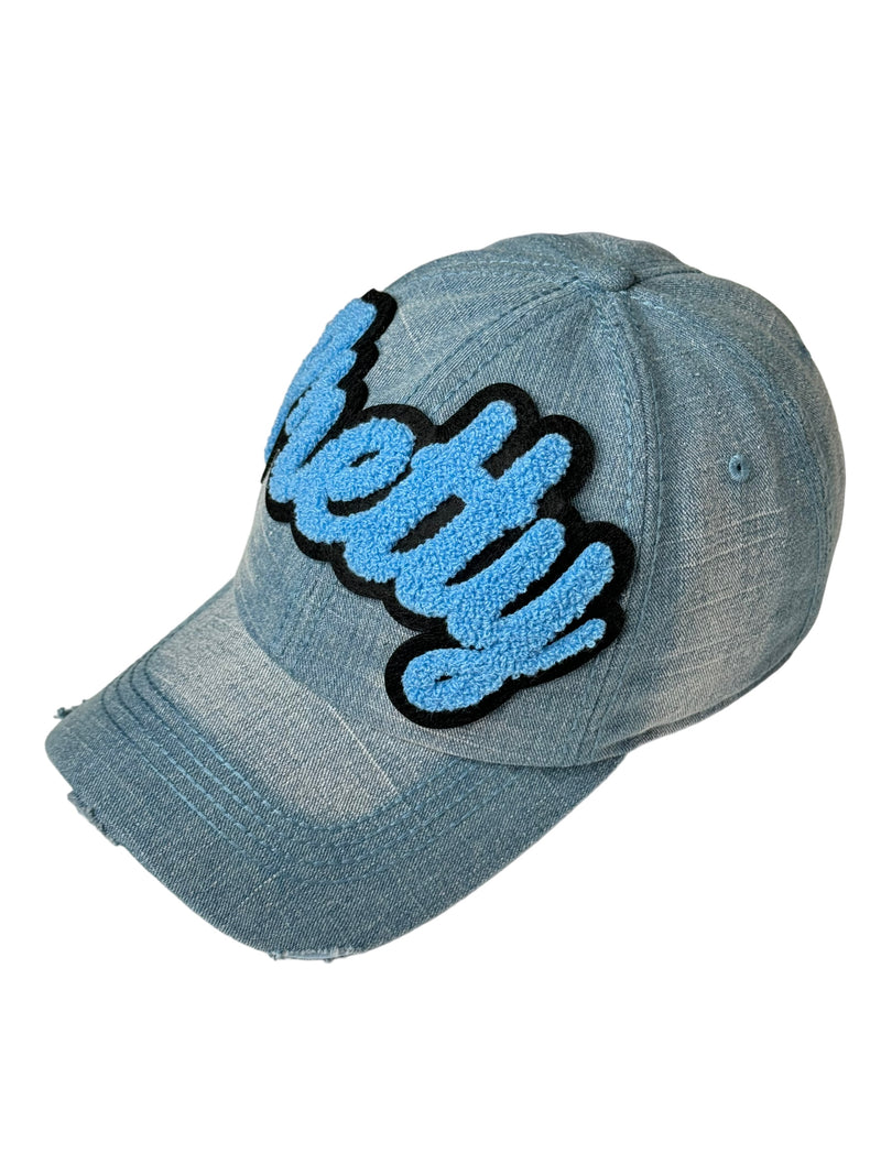 Pretty Trucker Hat (Blue/Black)