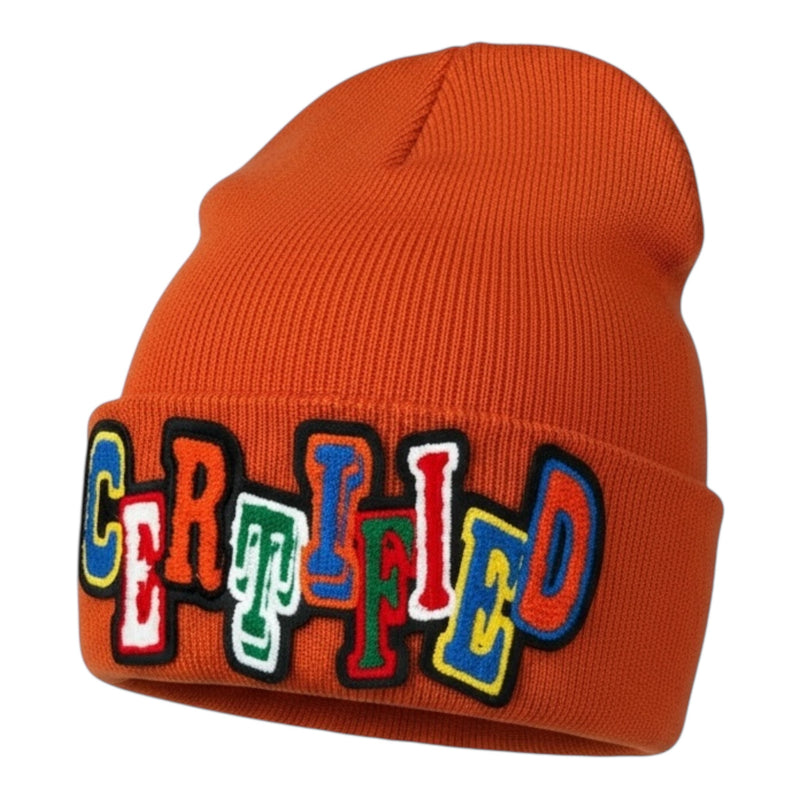 Certified Beanie in Orange Multi (Limited Edition)