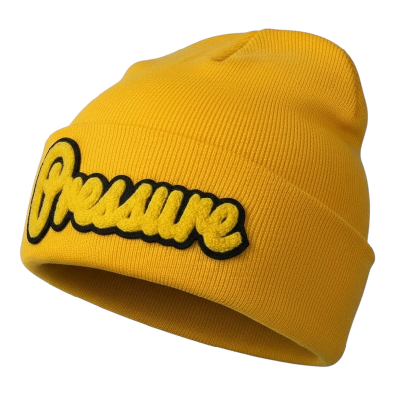 Pressure Beanie in Gold