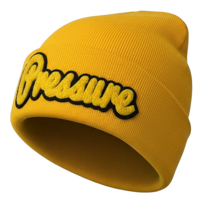 Pressure Beanie in Gold