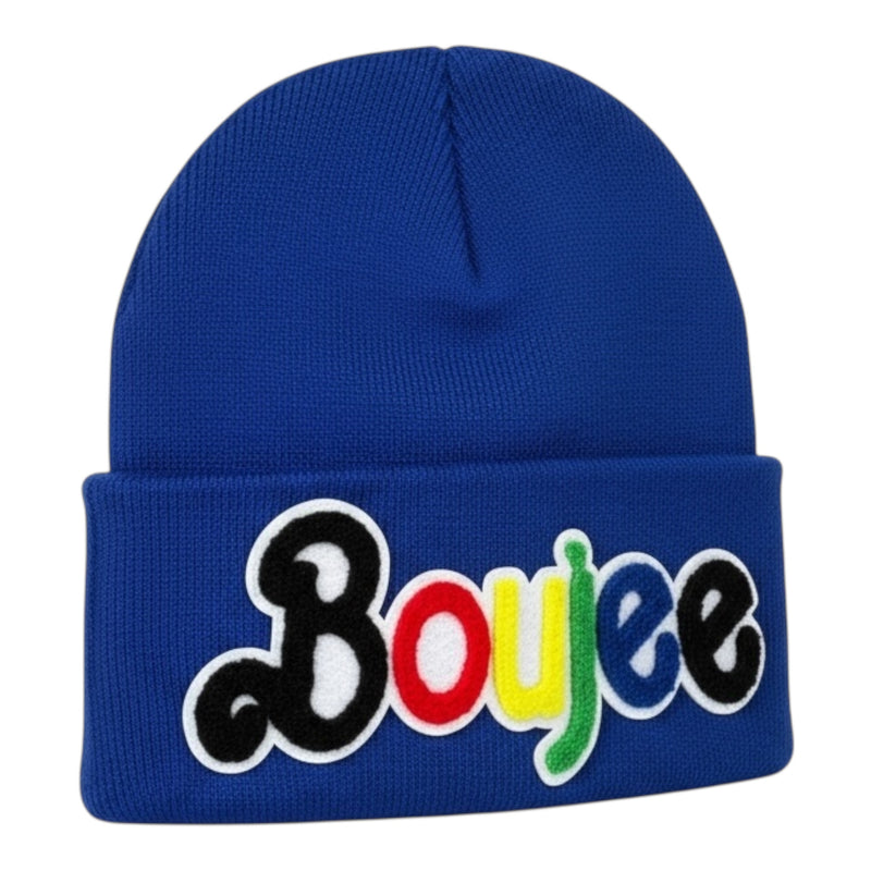 Boujee Beanie in Deep Royal Blue Multi (Limited Edition)