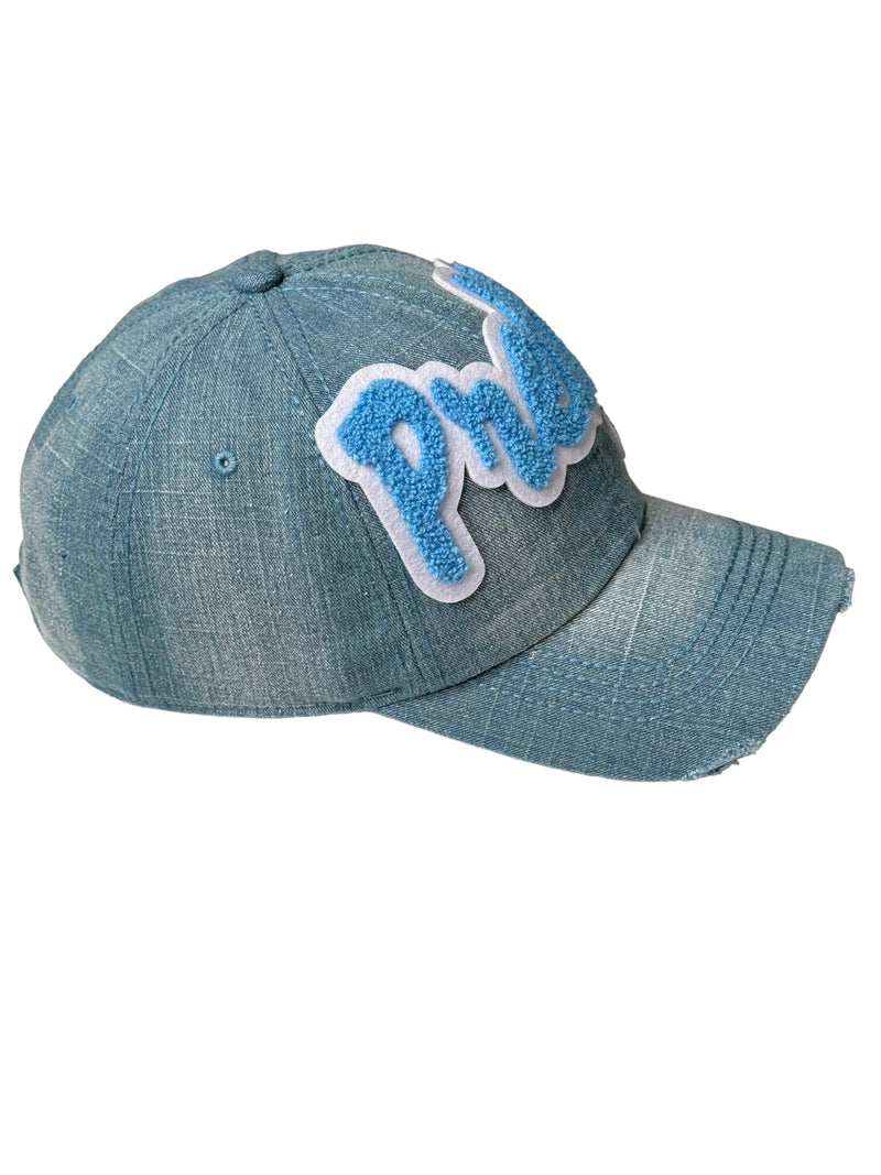 Pretty Trucker Hat (Blue/White)