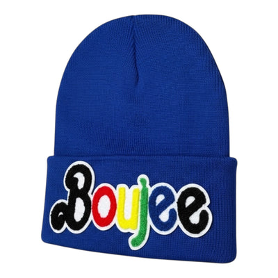 Boujee Beanie in Deep Royal Blue Multi (Limited Edition)