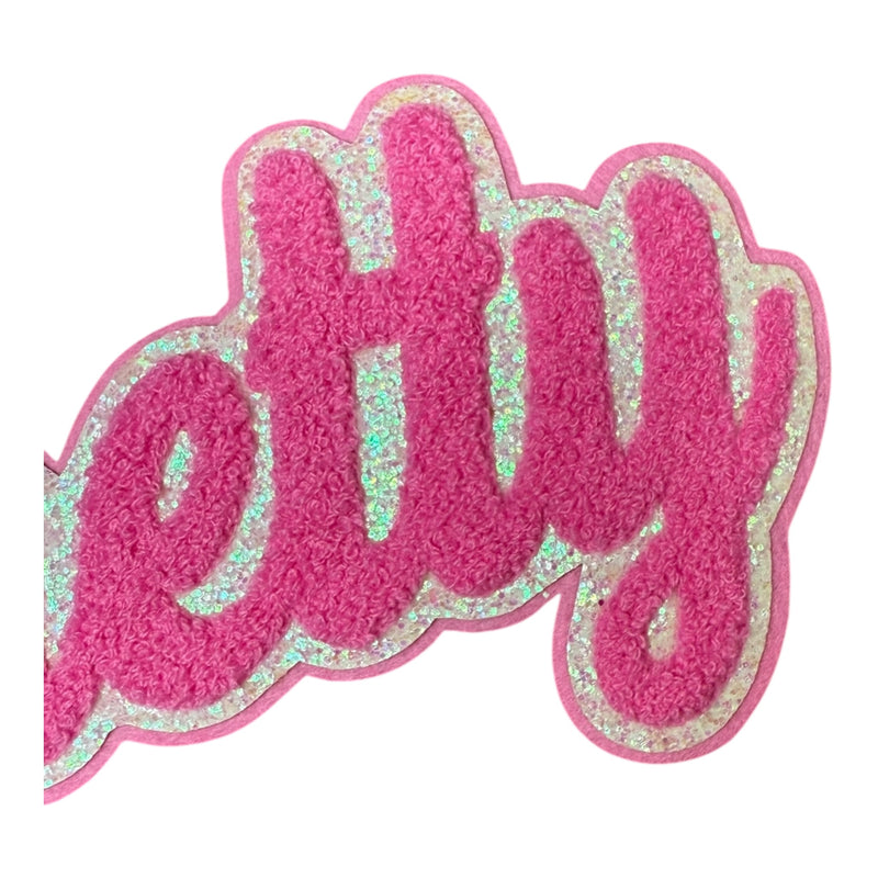 Pretty Sweatshirt Pink Iridescent Glitter Unisex Limited Edition