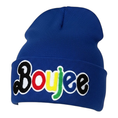 Boujee Beanie in Deep Royal Blue Multi (Limited Edition)